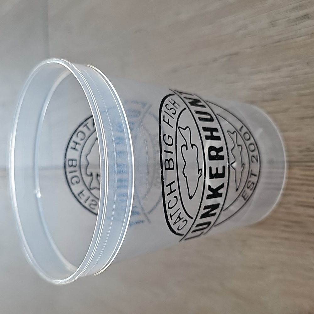 Lunkerhunt Fishing Clear Plastic Cup